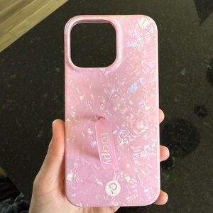 Loopy Case Pink Opal Phone Case 14 Pro Max